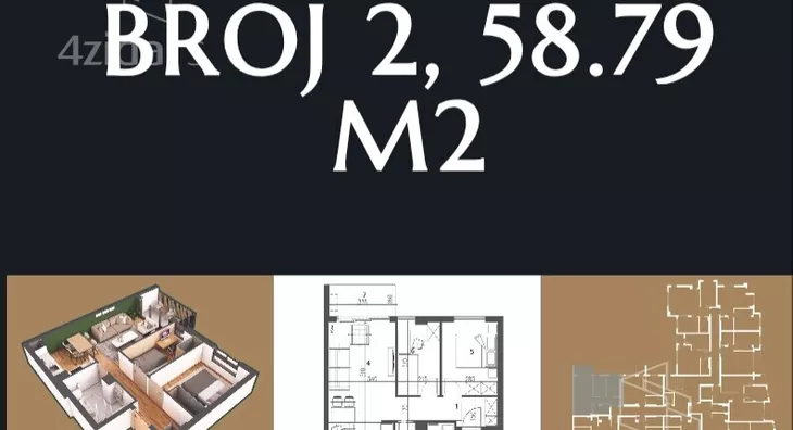 Dvosoban stan | 4zida