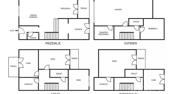 2-etažna kuća | 4zida