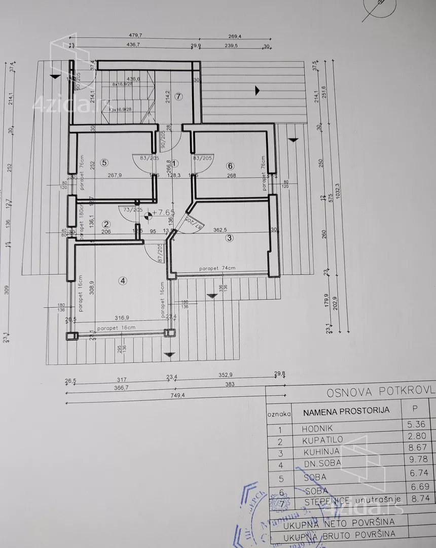 4-etažna kuća | 4zida