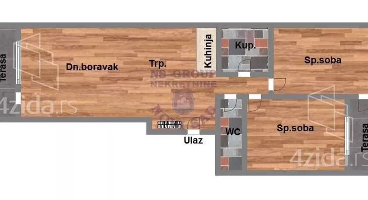 Trosoban stan | 4zida