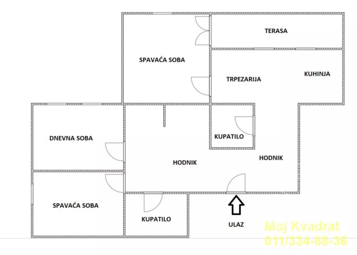 Trosoban stan | 4zida