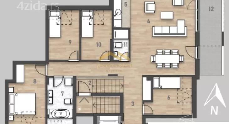 Petosoban stan | 4zida