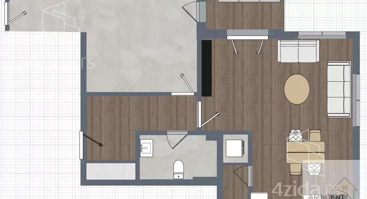 Dvosoban stan | 4zida