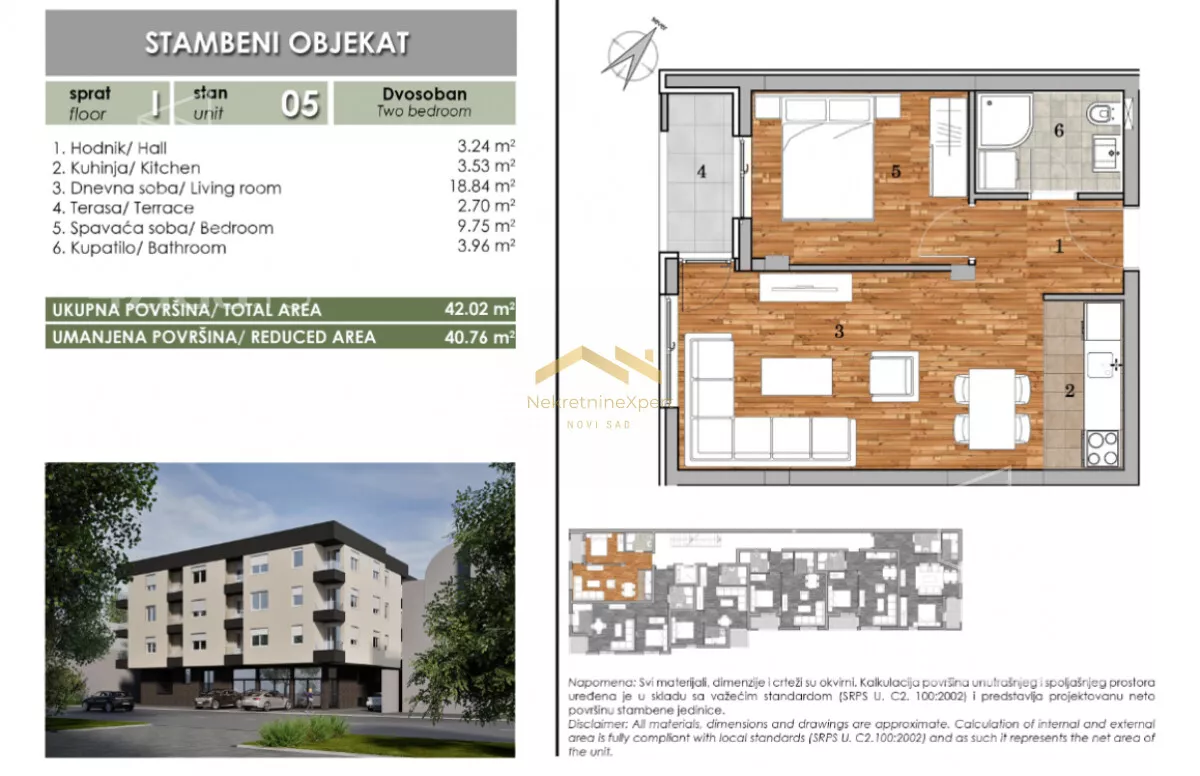 Dvosoban stan | 4zida