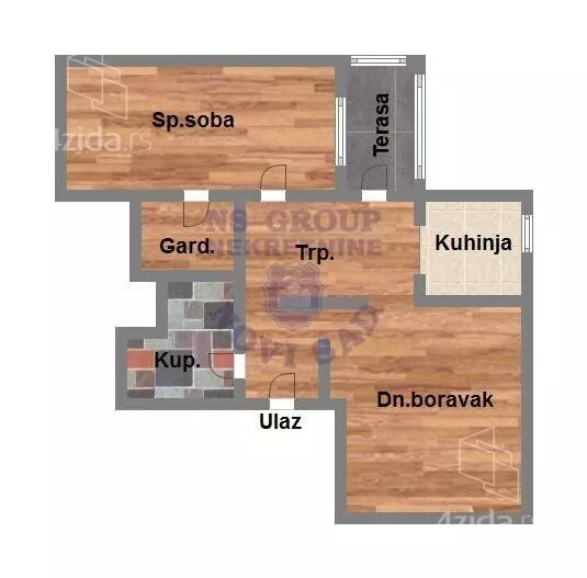 Dvosoban stan | 4zida