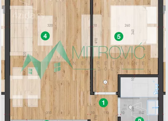 Jednoiposoban stan | 4zida