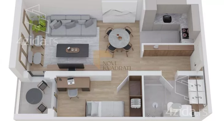 Dvosoban stan | 4zida