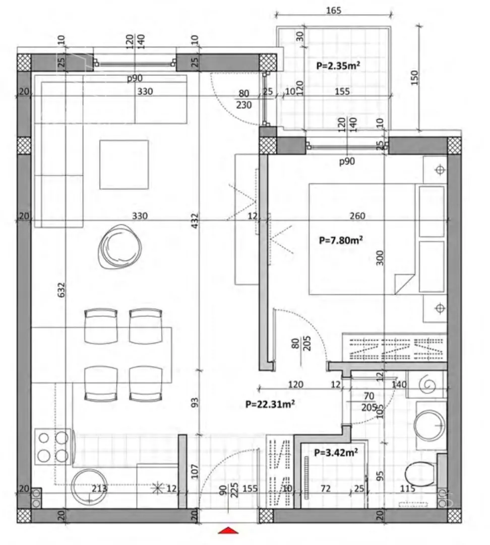 Jednosoban stan | 4zida