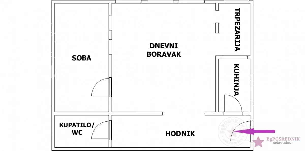 Jednoiposoban stan | 4zida