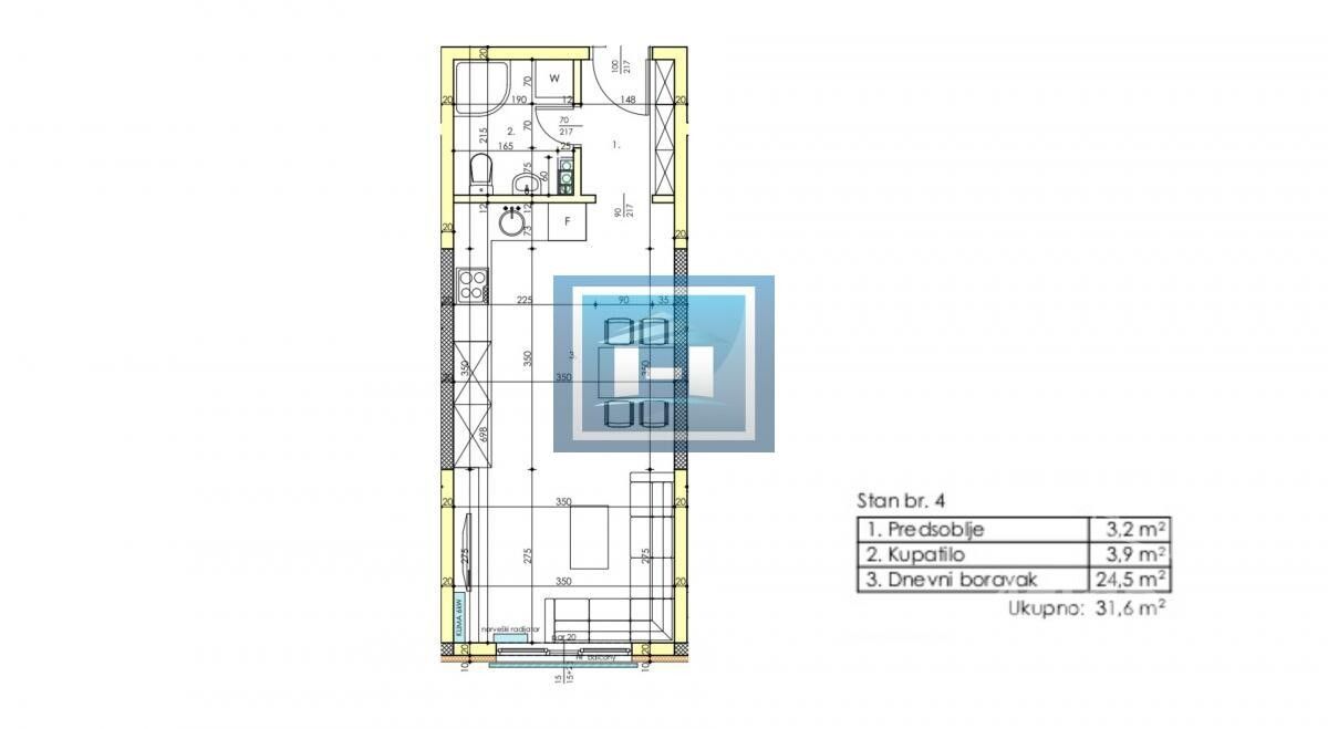 Квартира · 31 m² · Jagodina