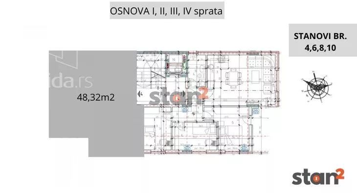 Dvoiposoban stan | 4zida