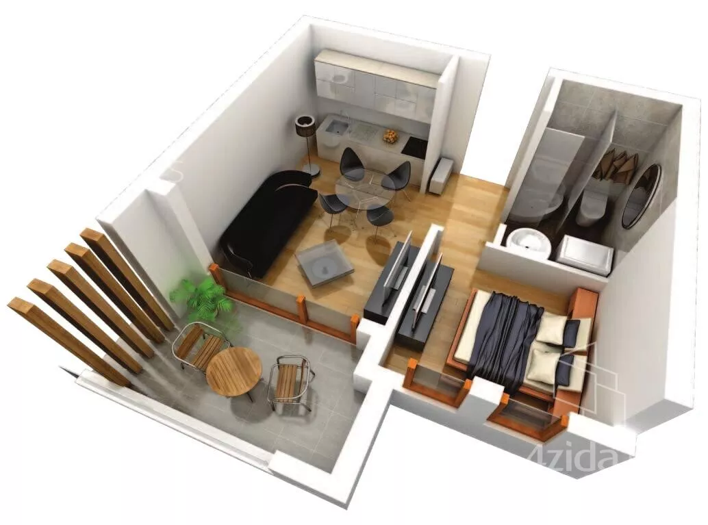 Jednosoban stan | 4zida