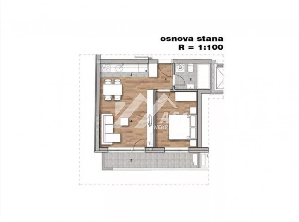 Dvosoban stan | 4zida