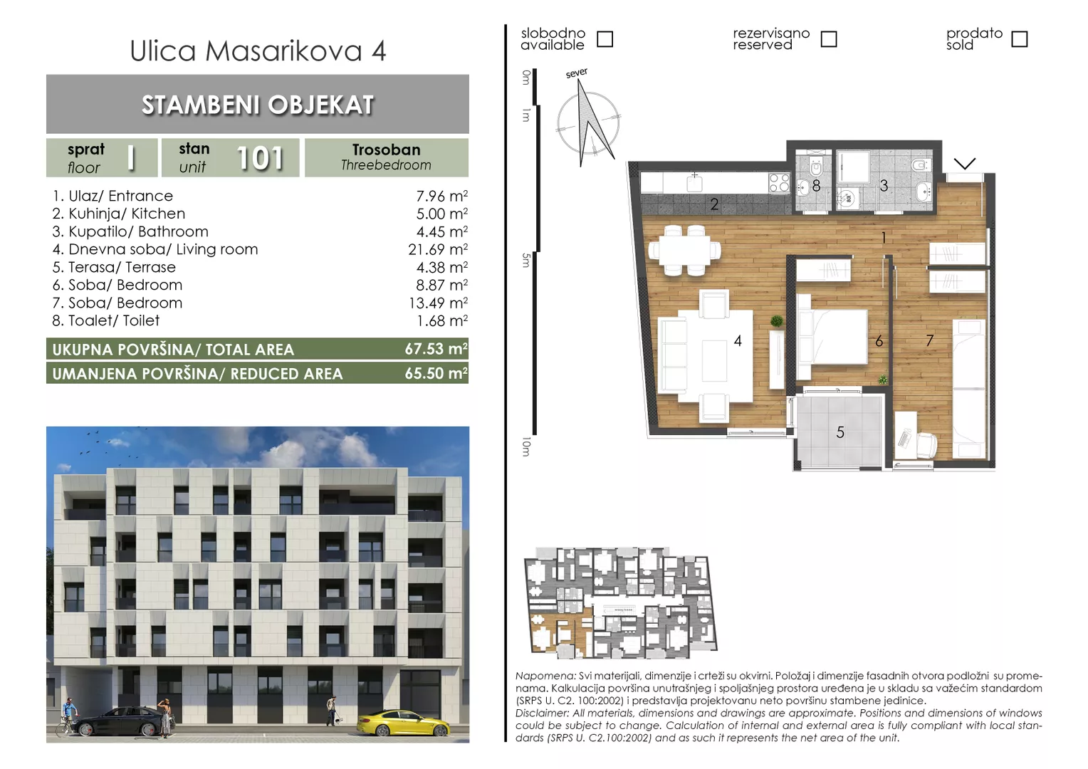 Trosoban stan | 4zida