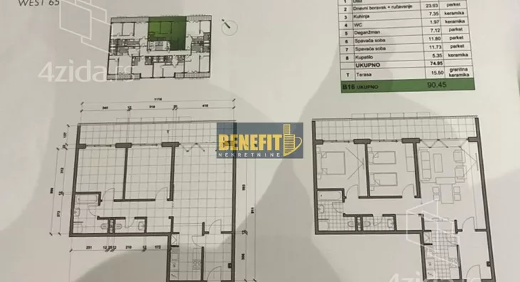 Trosoban stan | 4zida