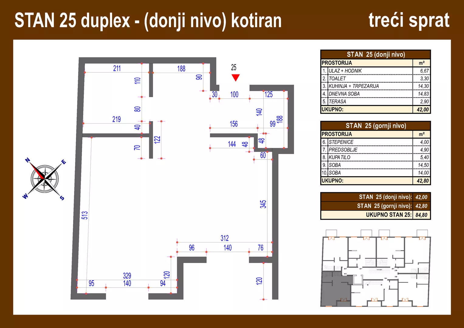 Trosoban stan | 4zida