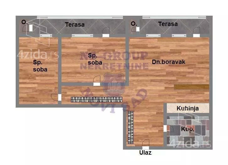 Trosoban stan | 4zida