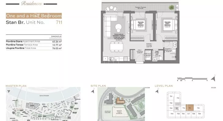 Trosoban stan | 4zida