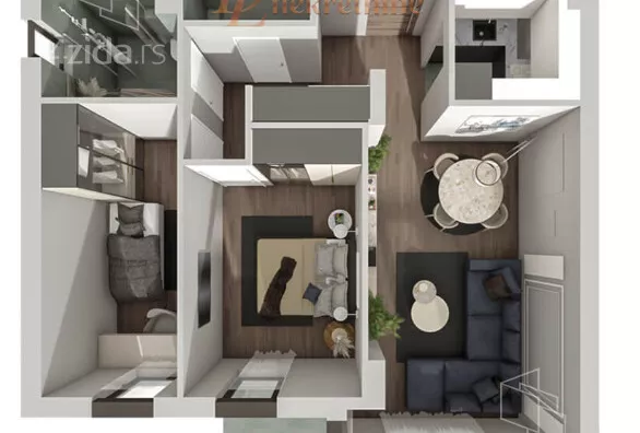 Dvoiposoban stan | 4zida