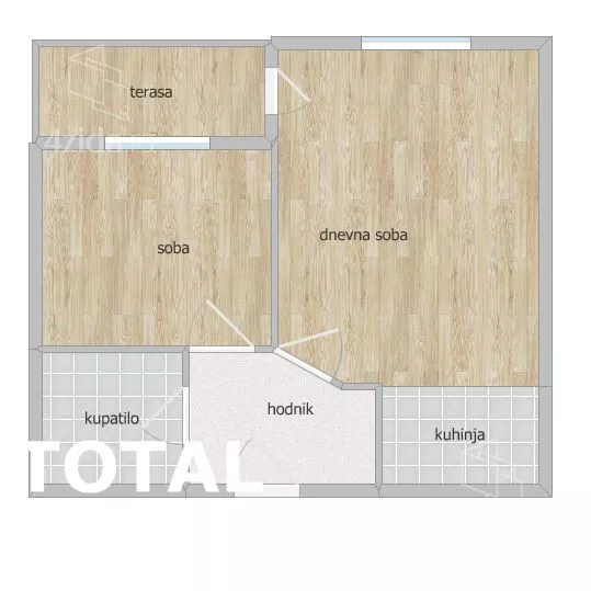 Jednoiposoban stan | 4zida