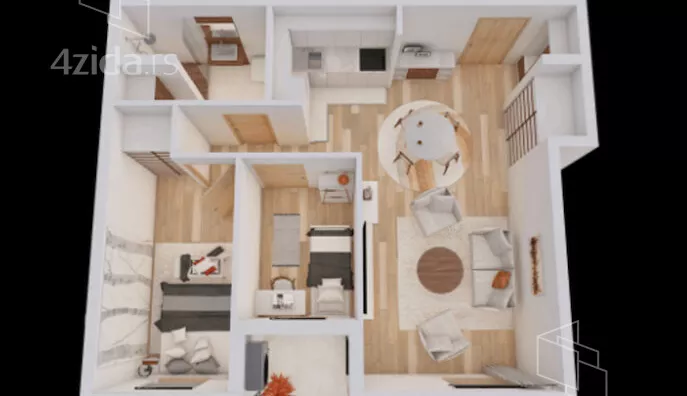 Dvoiposoban stan | 4zida