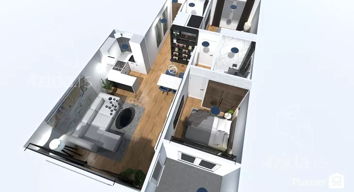 Trosoban stan | 4zida