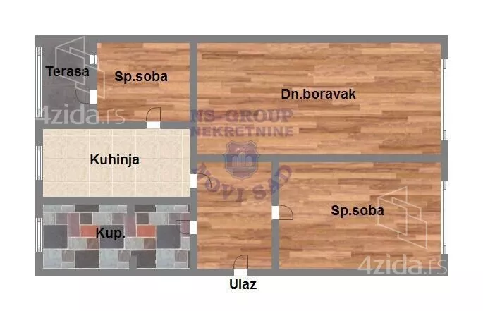 Dvoiposoban stan | 4zida