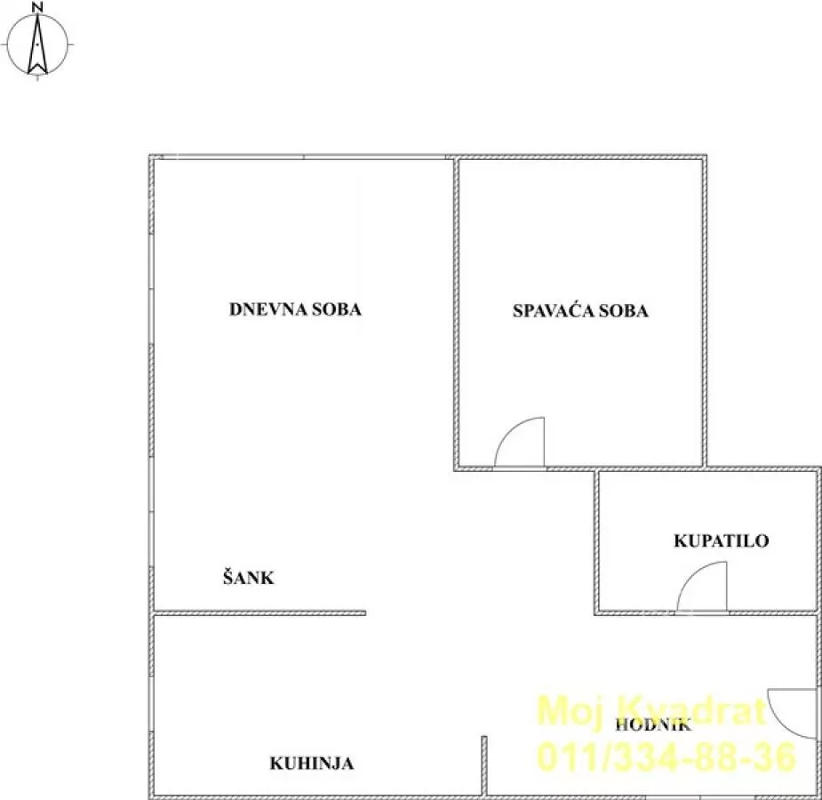 Dvosoban stan | 4zida