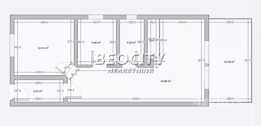 Dvosoban stan | 4zida