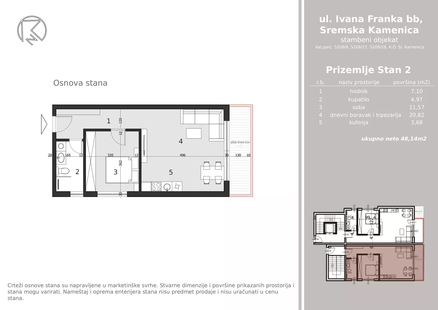 Dvosoban stan | 4zida