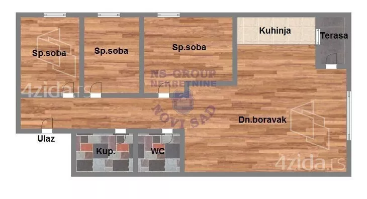 Troiposoban stan | 4zida