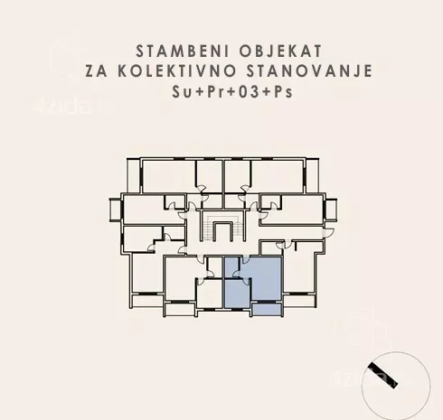 Jednosoban stan | 4zida