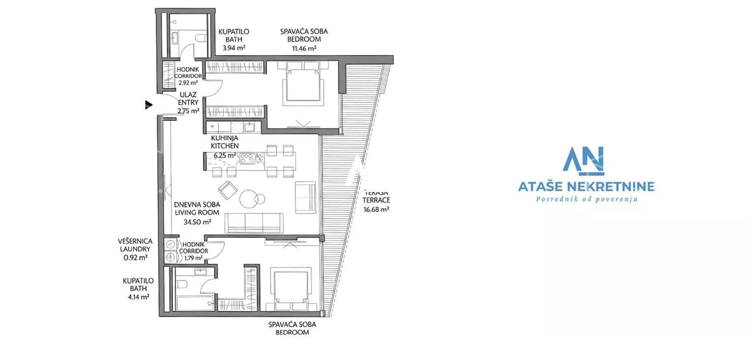 Trosoban stan | 4zida