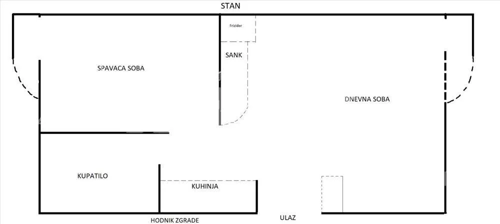 Dvosoban stan | 4zida