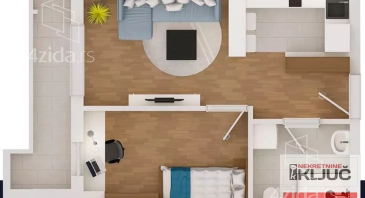 Dvosoban stan | 4zida