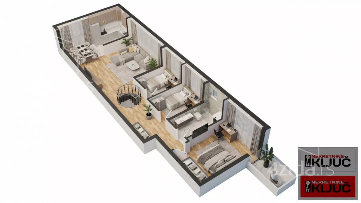 Troiposoban stan | 4zida