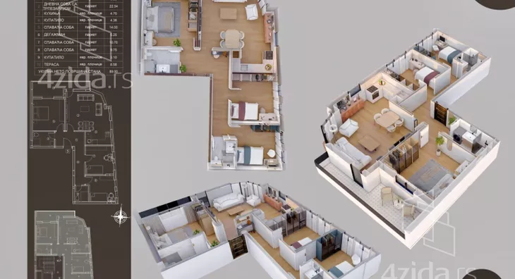 Dvosoban stan | 4zida