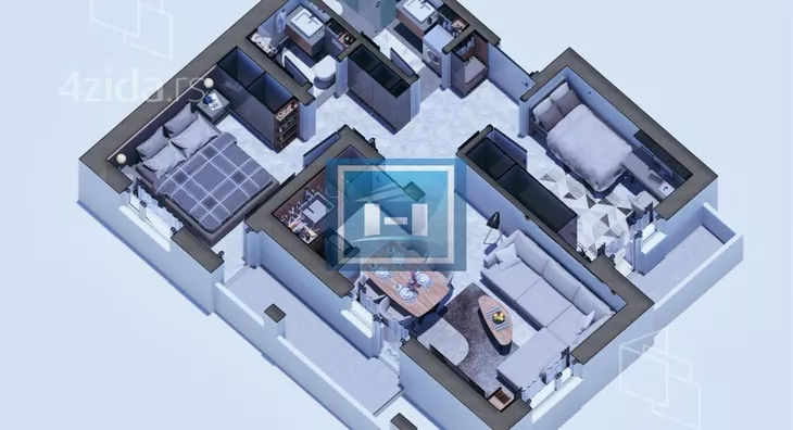 Dvosoban stan | 4zida