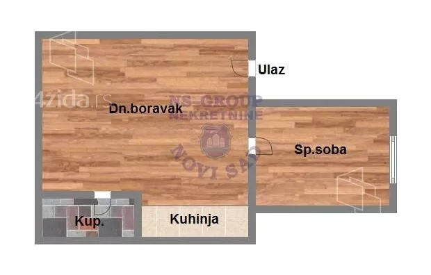 Jednoiposoban stan | 4zida