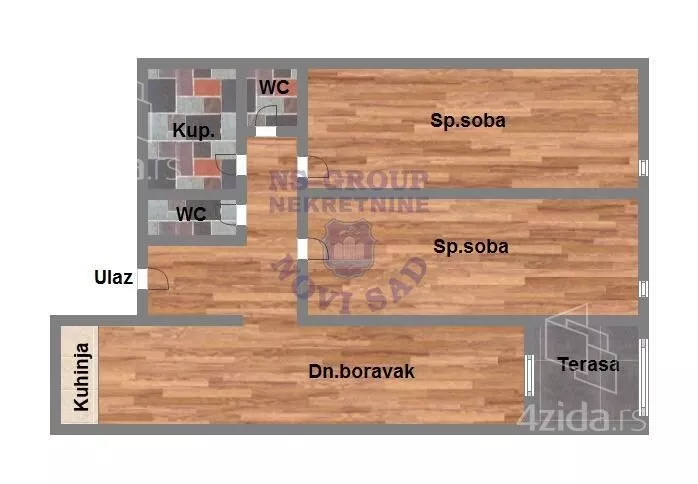 Trosoban stan | 4zida