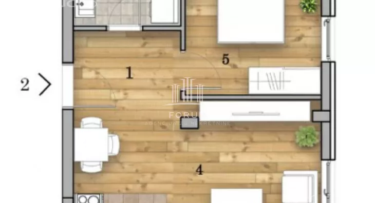 Dvosoban stan | 4zida