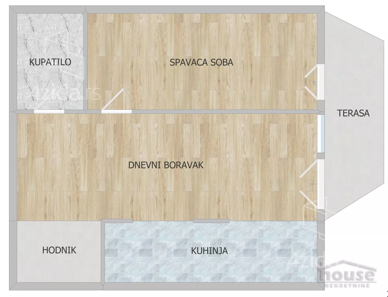 Dvosoban stan | 4zida