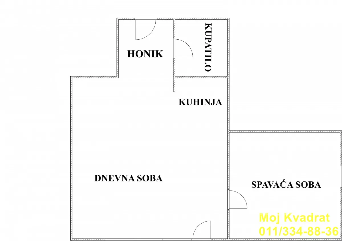 Jednoiposoban stan | 4zida