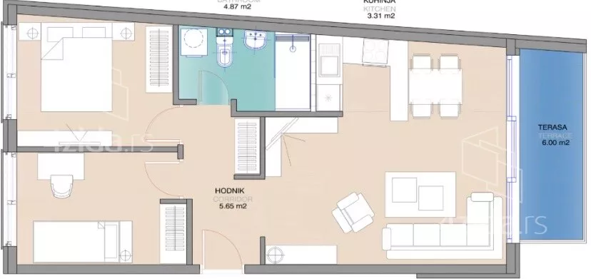 Dvoiposoban stan | 4zida