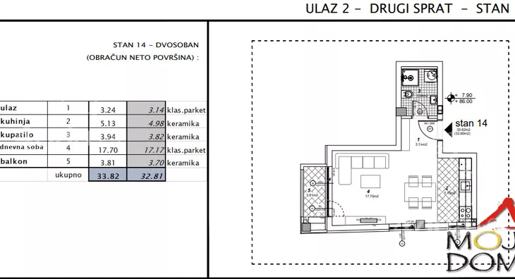 Garsonjera | 4zida