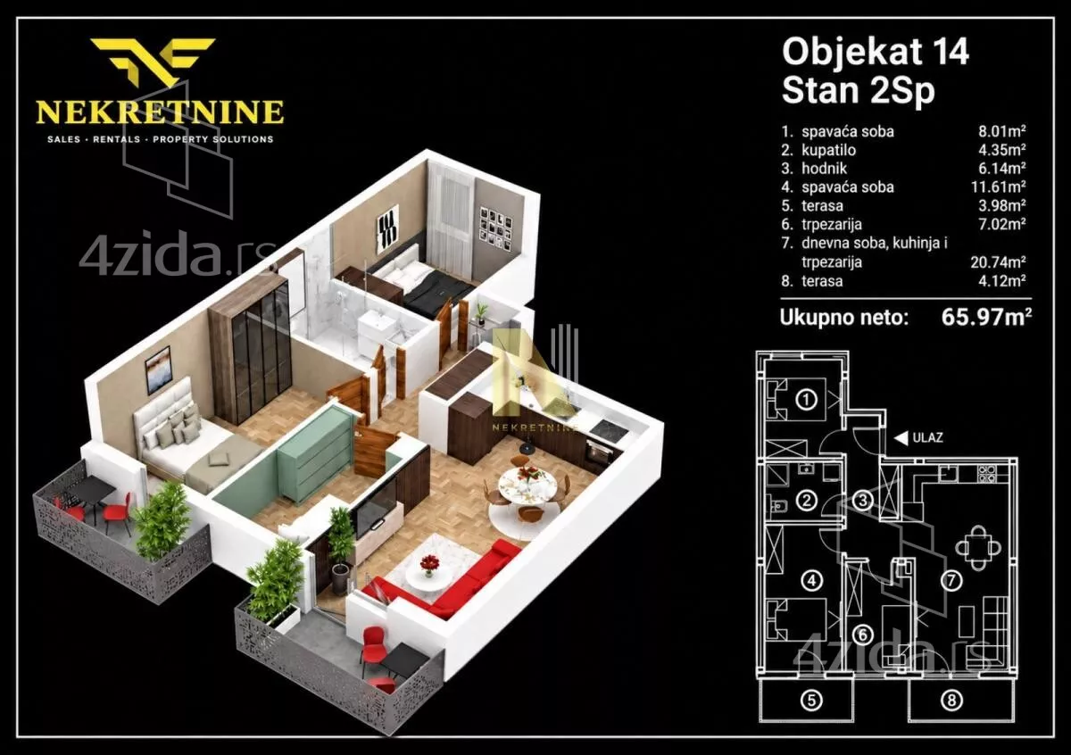 Četvorosoban stan | 4zida
