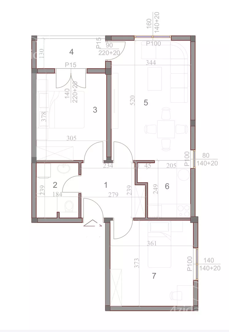 Dvosoban stan | 4zida