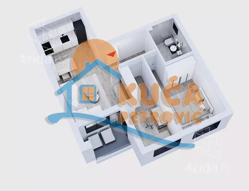 Trosoban stan | 4zida