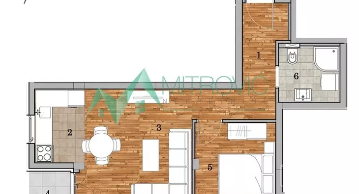 Dvosoban stan | 4zida