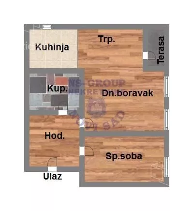 Jednoiposoban stan | 4zida